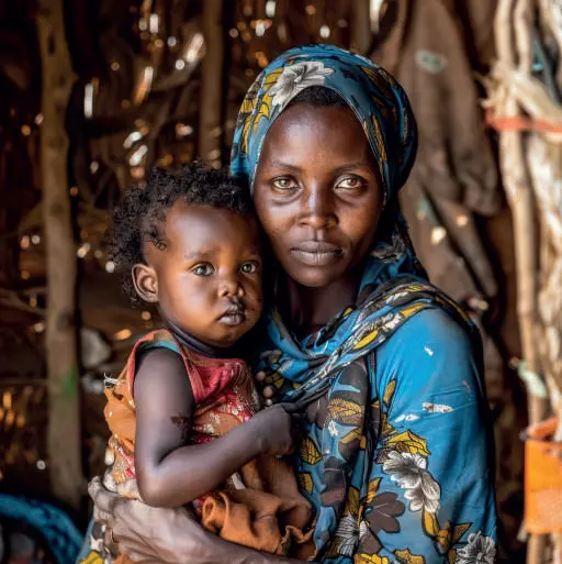 Mère et enfant - Familles que nous soutenons